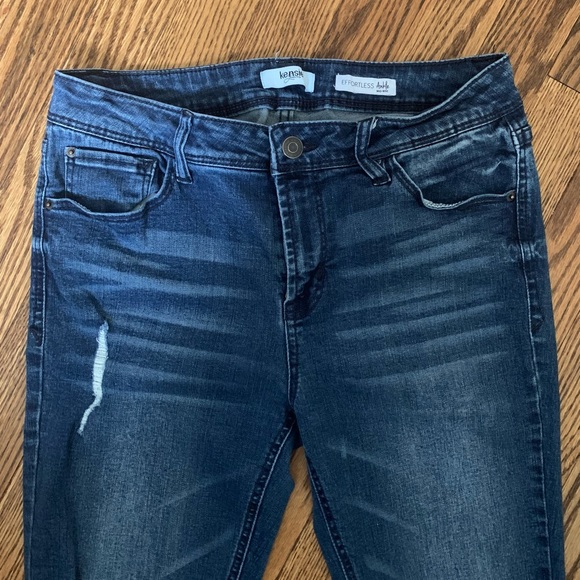 Kensie Mid-Rise distressed Skinny Jeans - Picture 6 of 11